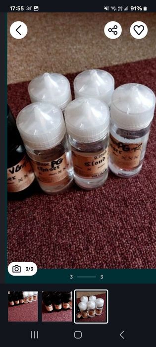 Bază țigarea electronica vg 99.9  pg 99.5