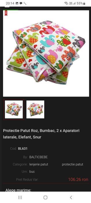 Pătuț Sundvik cu saltea inclusă