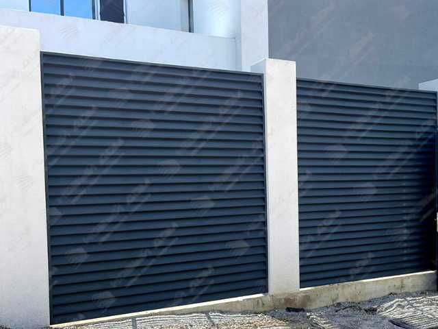 Забор жалюзи еврожалюзи