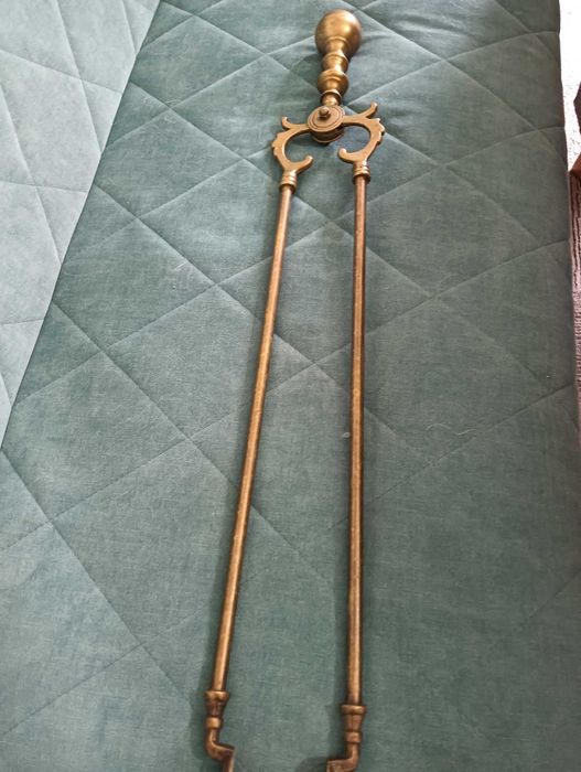 Делаф за камина, бронзов,старинен