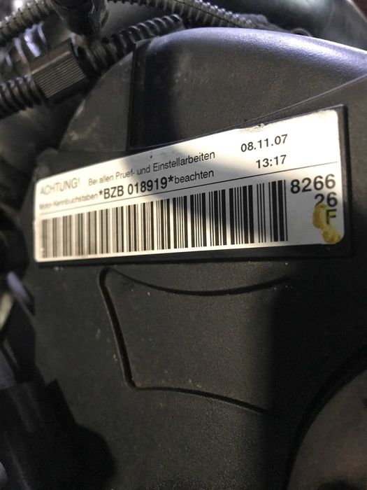 Двигатель VW BZB 1.8 TSI