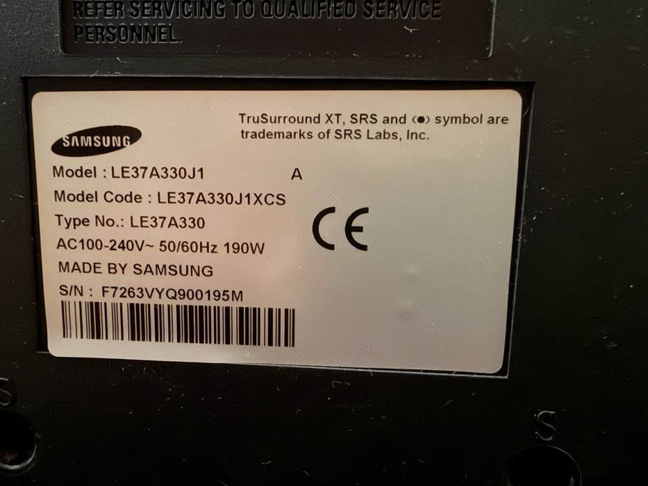 Телевизор Samsung 37” LE37A330J1