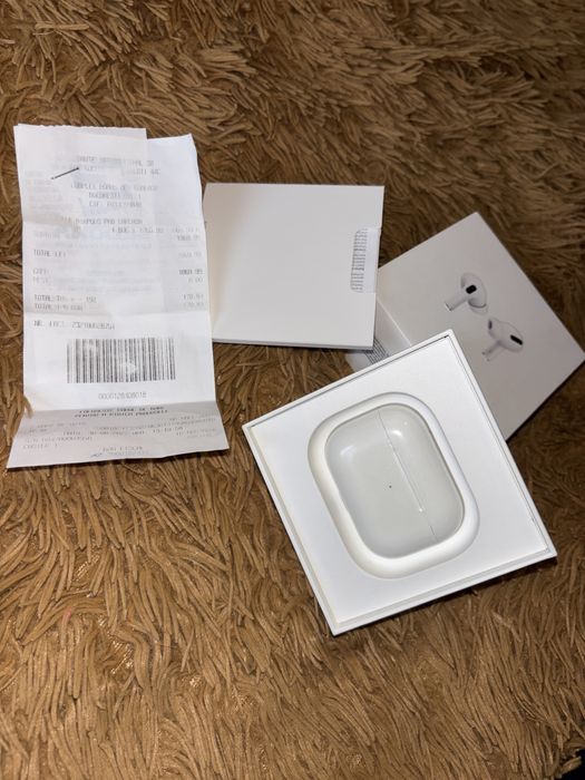 AirPods Pro originale – cu bon – stare foarte bună