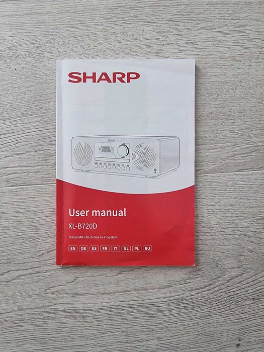 Sistem audio all-in-one Sharp XL-B720D(BK) TOKYO, negru