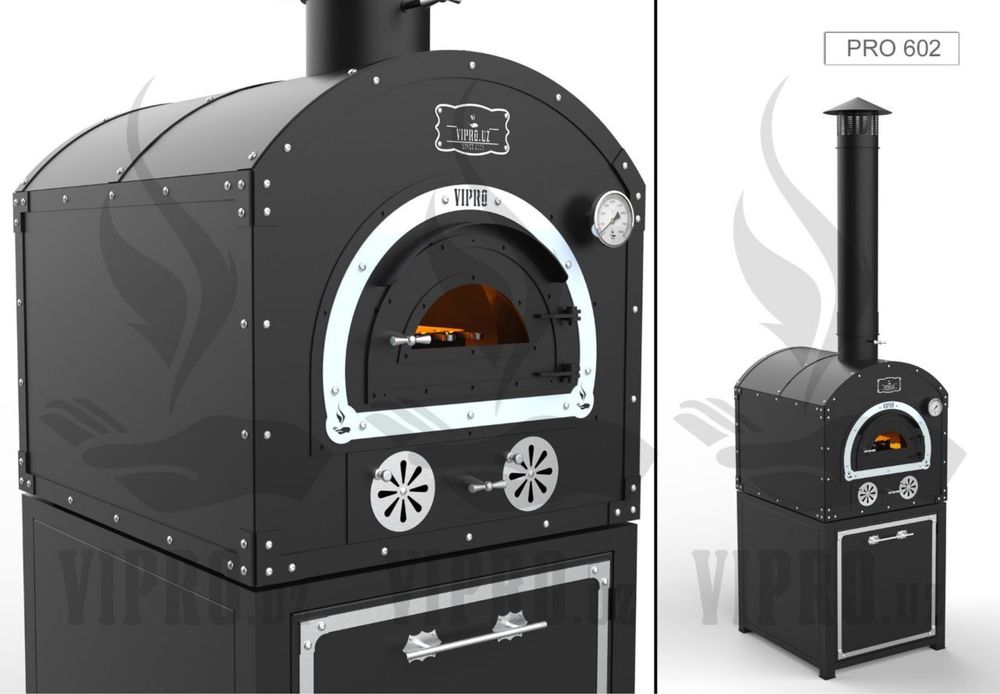 Печь для пиццы «Pro-603» для ресторанов и кухонь, смокер, мангал