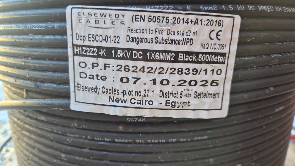 De vanzare Cablu solar 6mm