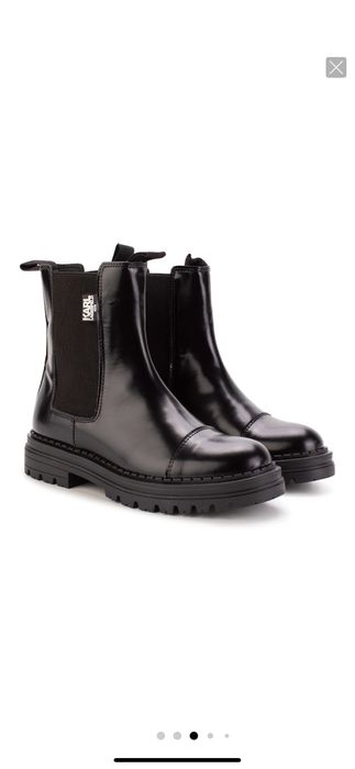 Чисто нови кожени боти Geox / Karl Lagerfeld