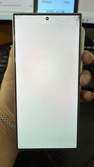 Display Samsung S24 Ultra touch ok sticla sparta
