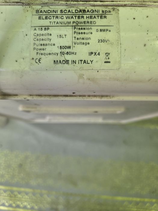 Boiler Braün 15 litri