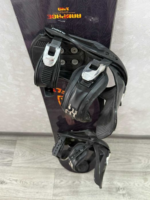 Сноуборд RAMPAGE 140 см с креплениями Element .