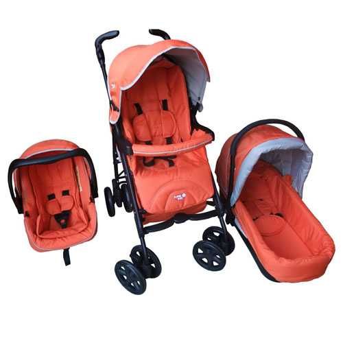 Primii Pasi - 3-in-1 Carucior + scaun auto + cos landou