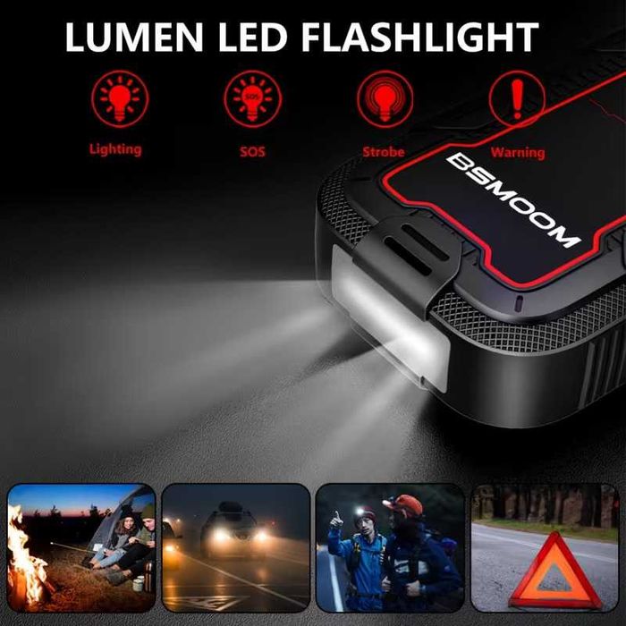 Преносим стартер за автомобил за акумулатор usb зарядно