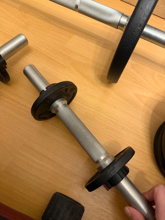 set de greutăți cu bancă pliabilă