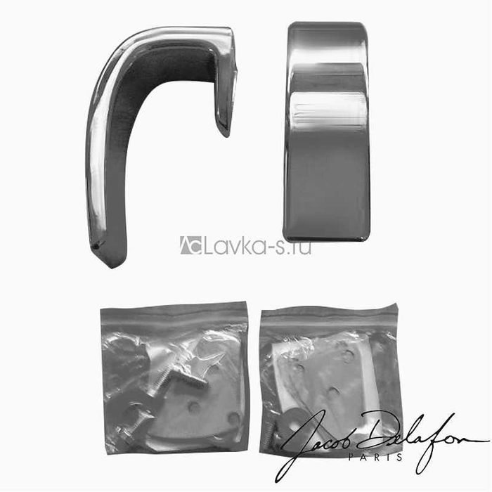 Комплект дръжки за акрилна вана (2 бр.) хром – Jacob Delafon