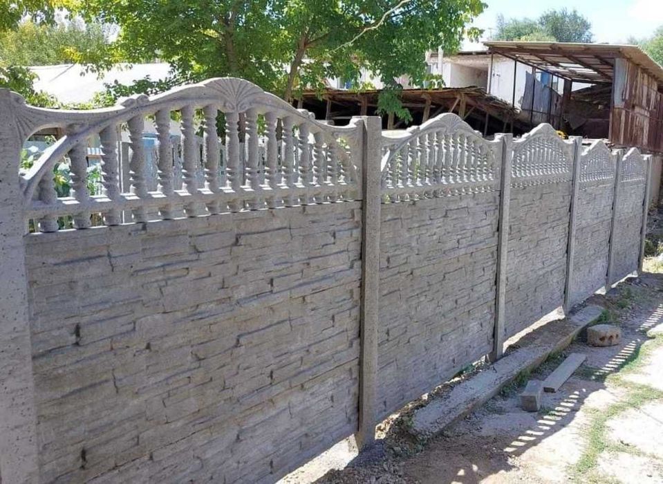 Еврозабор с установкой Ворота Шлакоблок Ограда Забор Коршау