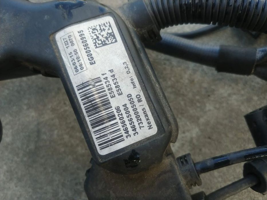 instalatie electrica motor  n47c16a 1.6 d-4d  toyota verso r2  732000505d eg00560995  eg00360993
