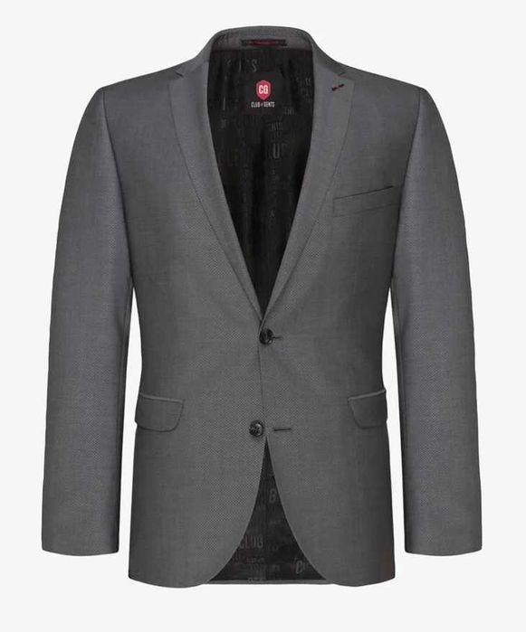 Sacou blazer slim 46 S de lux Club Of Gents NOU lana super 120's gri