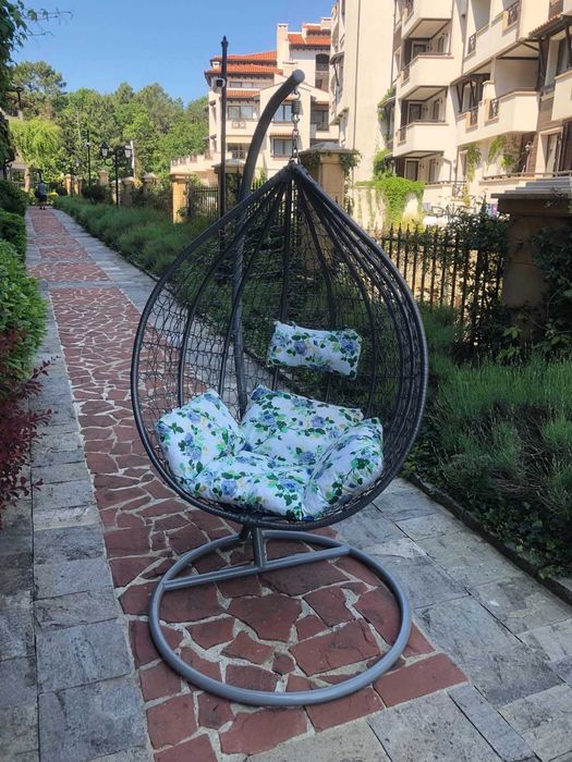 179лв.- Градинска люлка тип гнездо, яйце,ратан висяща
