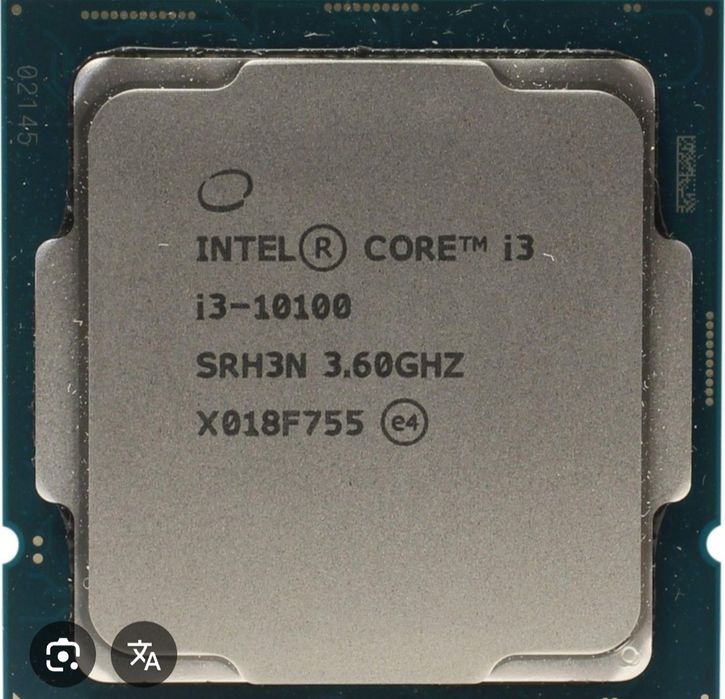 Процессор intel core I3-10100