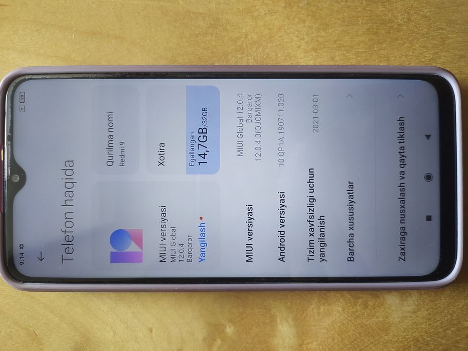 Xiaomi Redmi 9 smartfon