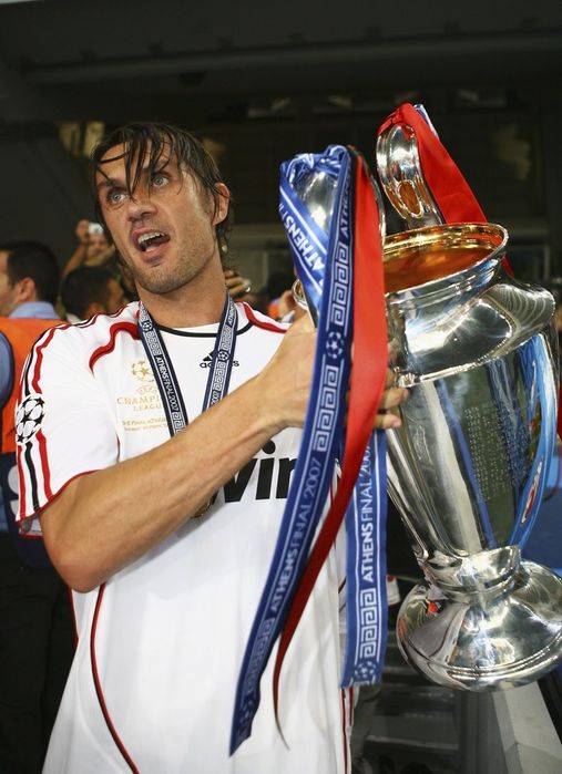 Tricou AC Milan - Finala Champions League 2007 - Paolo Maldini #3