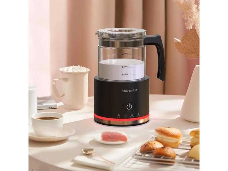 Уред за Млечна Пяна 4 в 1 Morpilot HS001 500 мл, Черен