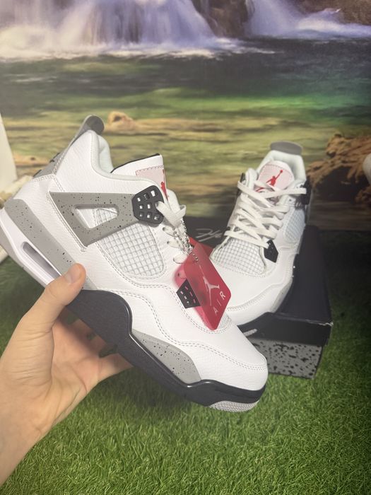 Jordan 4 White Cement