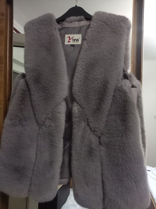 Vesta de blana artificiala