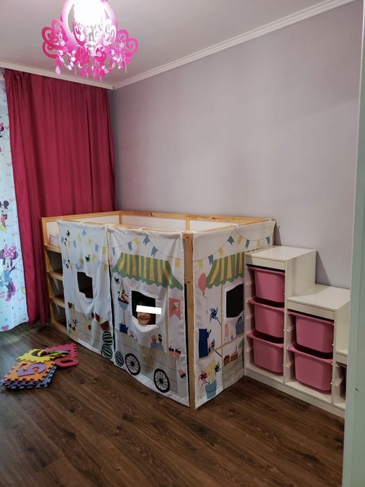 Vand pat de copii KURA Ikea