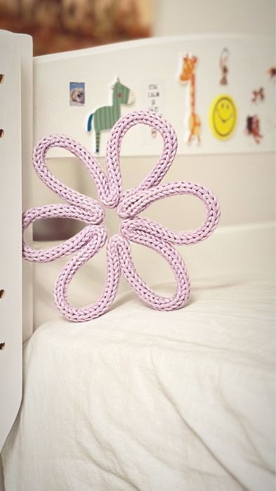 Decor personalizat pentru camera copil, șnur tricotat Cadou nou nascut