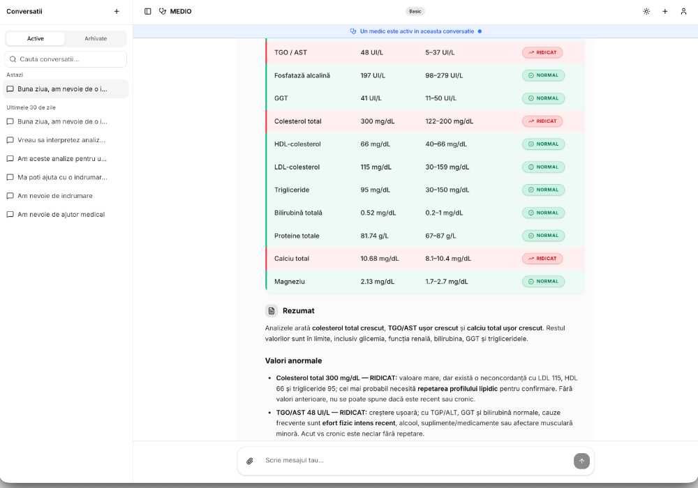 Vând Afacere la cheie Online - Platformă SaaS medicală white-label cu AI