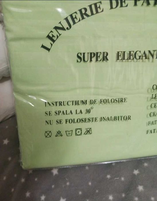 Lenjerie pat dublu Pucioasa DAMASC