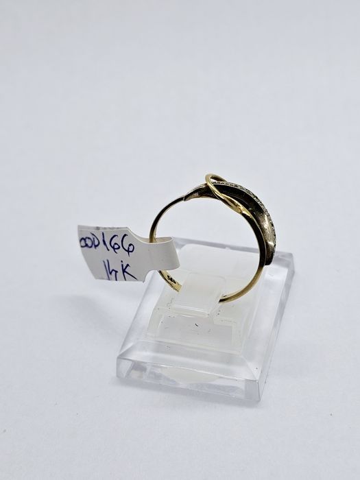 Vand inel dama din aur 14 k 2.2 g cod 166