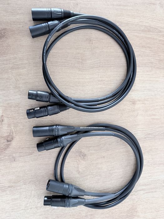 Cablu XLR 3feet, 91cm Benchmark Media