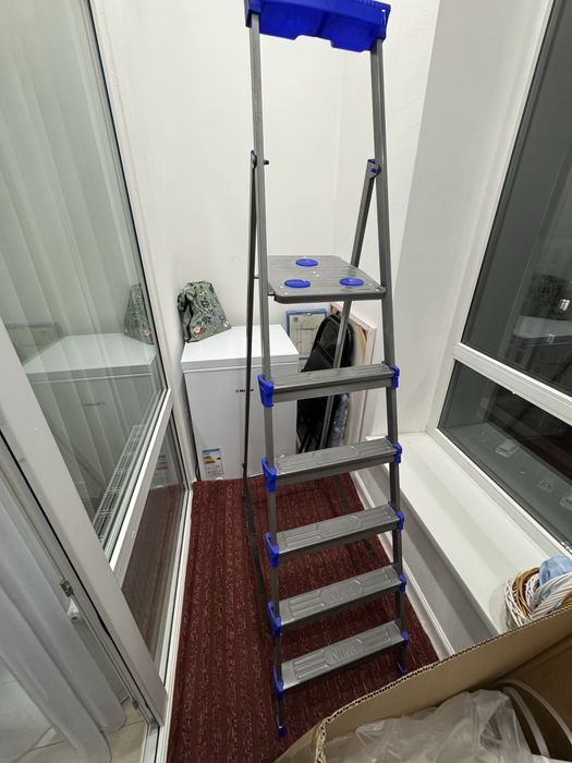 Стремянка Nika нержавеющая сталь