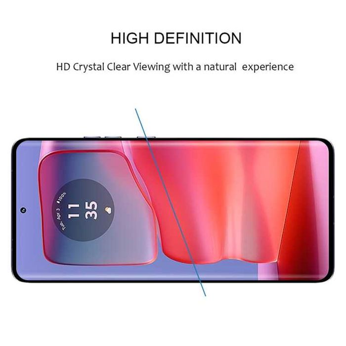 Извит закален стъклен протектор за Motorola Edge 50 Pro Ultra Fusion