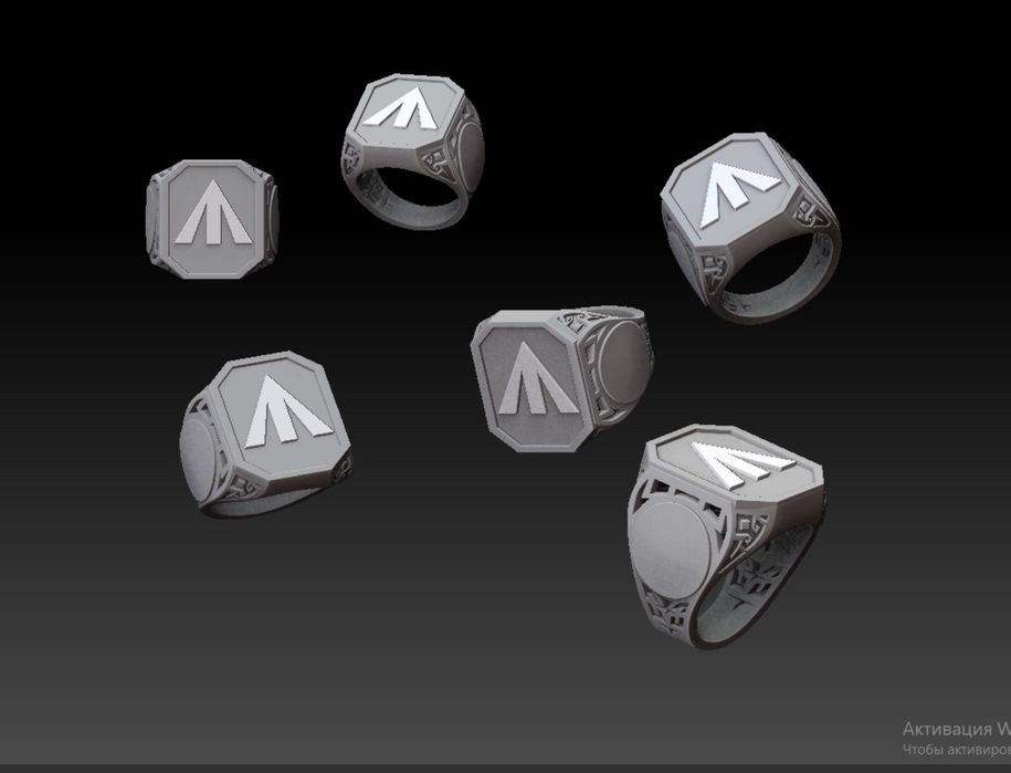 Печатки из золото, серебро