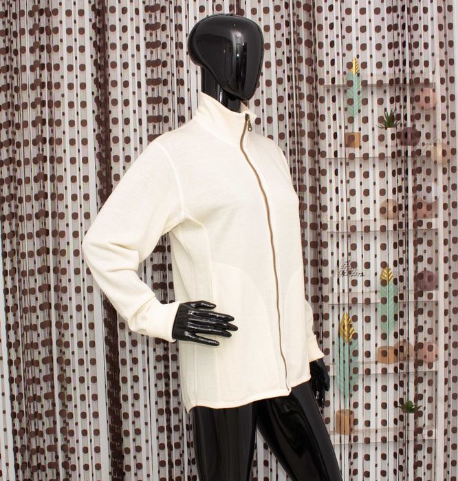 Janus  дамско яке екрю горница от 100% мерино вълна M