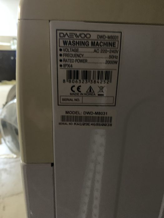 Пералня DAEWOO mod DWD-M8031