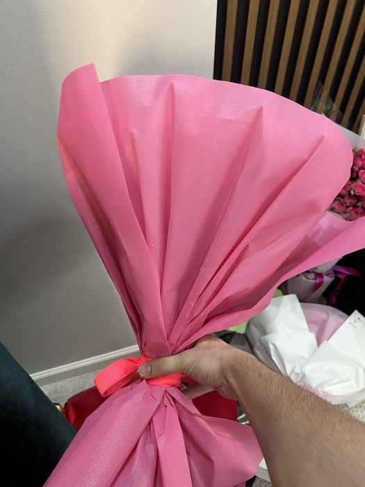 Бу букеты получили