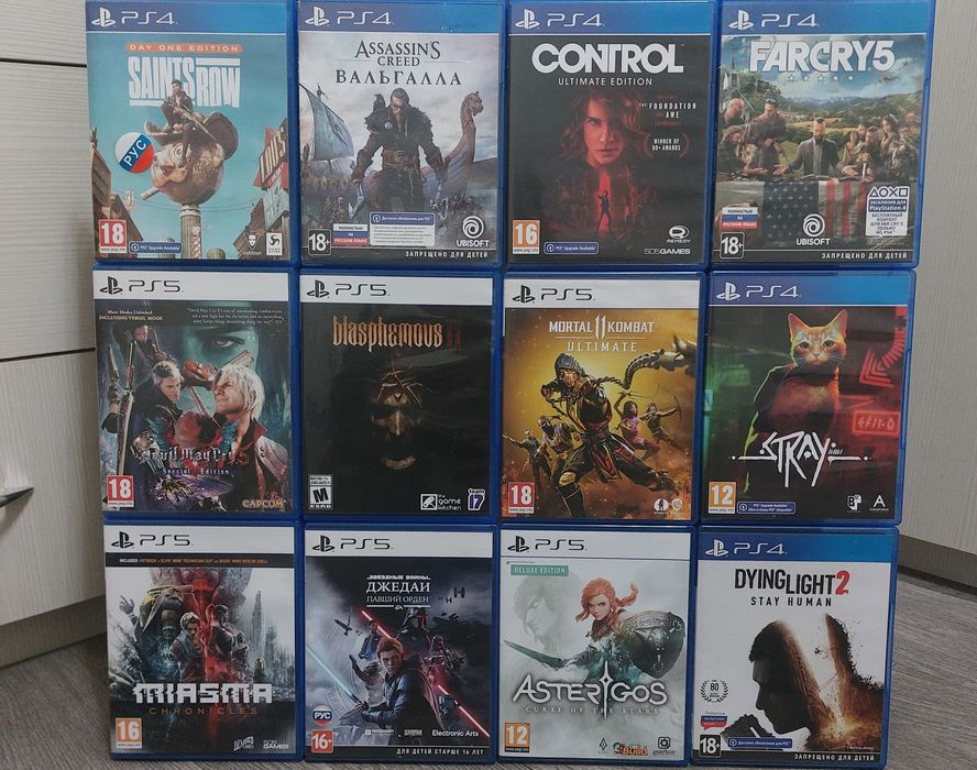 Продам/Обмен Игры/Диски пс4 ps4 пс5 ps5
