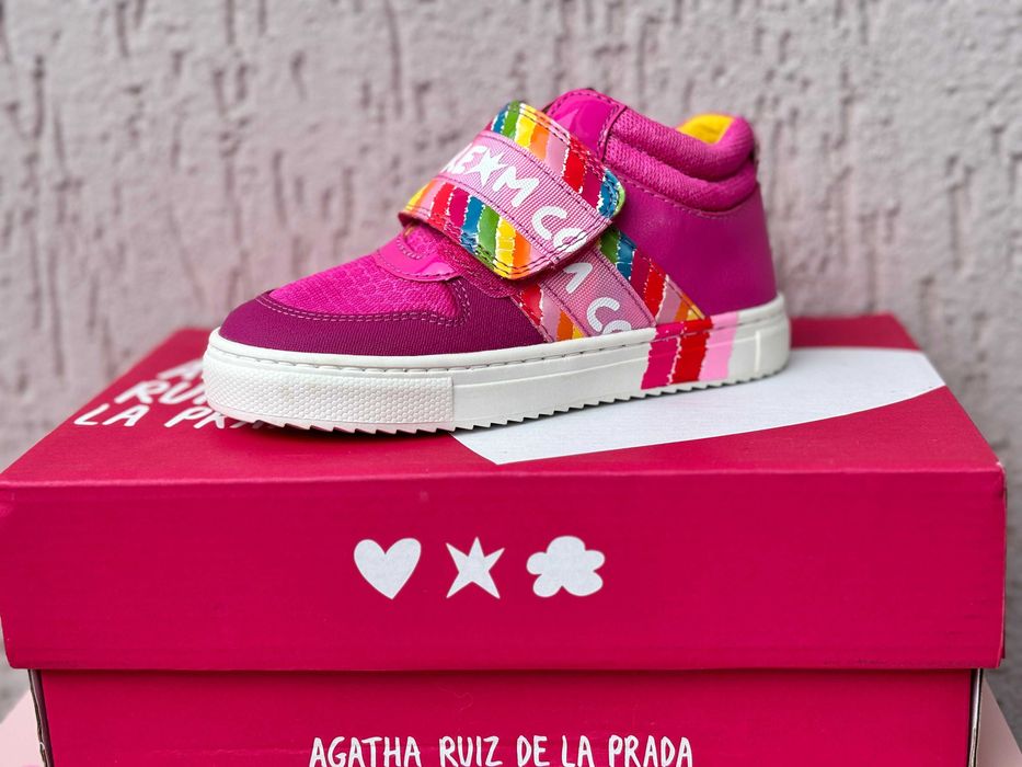 Sneakers fetițe Agatha Ruiz de la Prada noi, mărimea 25