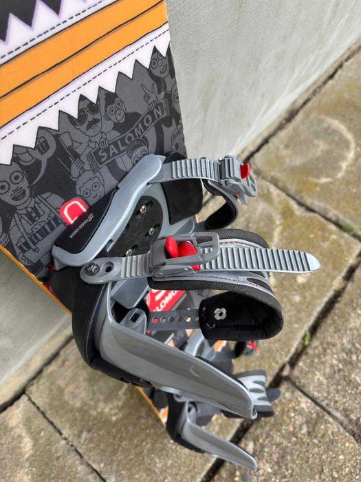 Placa snowboard Salomon Junior 125cm +legaturi Crazy Creek