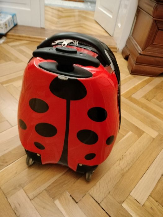 Valiză buburuză copii