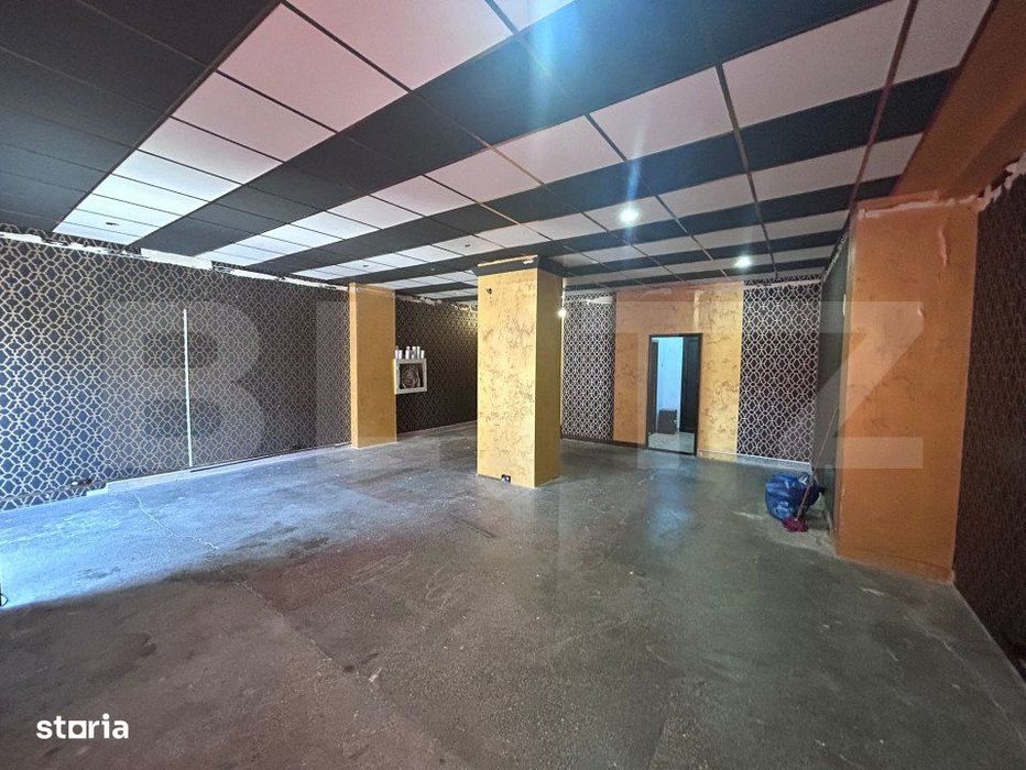 Spatiu comercial cu vad, 100 mp, cartier Craiovita Noua, zona Materna