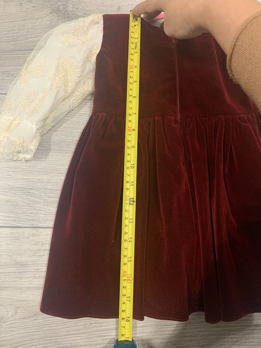 Rochie+botosi ocazie catifea grena