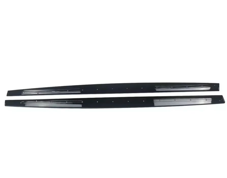Prelungire praguri compatibil Audi A7 Sportback 2010-2018 negru lucios