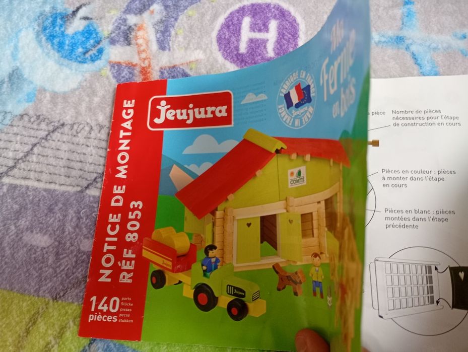 Lego Construcții lemn 140 piese