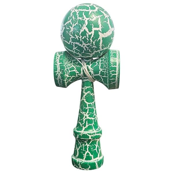 Set de trei Kendama X Originala, 18 cm, verde/albastru/negru