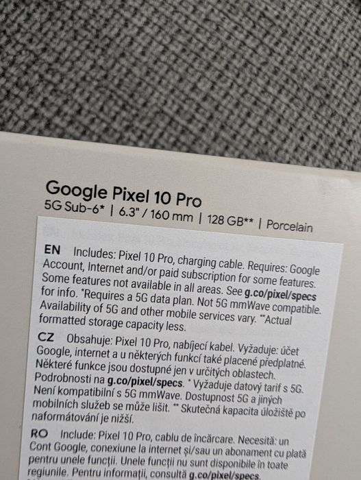Vand Pixel 10 Pro
